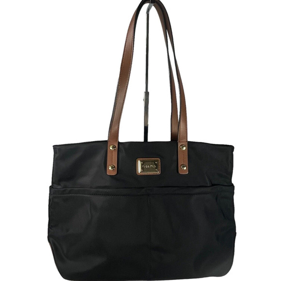 Calvin Klein Bags Calvin Klein Black Nylon Tote Bag Purse Double